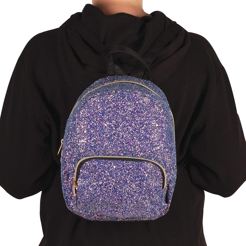 Stylelab Small Glitter Backpack - Picture 7 of 7